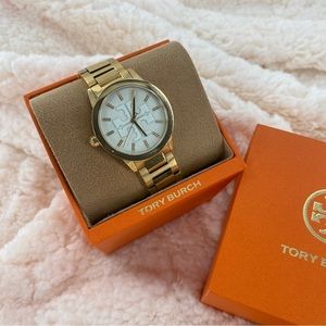 Tory Burch Watch Gold Tone